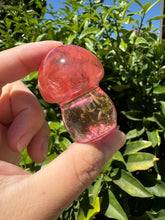 Load image into Gallery viewer, Resin small cute Red Smelting Quartz mushroom Sculpture
