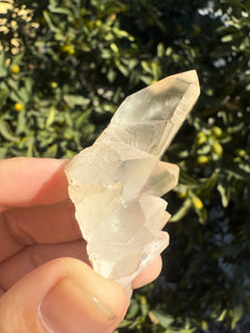 Small Natural Crystal Cluster with Unique Textures