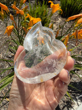 Load image into Gallery viewer, Natural Clear Quartz Gourd Flame Dish,Crystal Tray Decorative Altar Dish,B155
