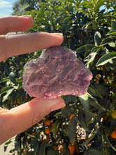 Load image into Gallery viewer, Grape Purple Cubic Fluorite Cluster, Healing Crystal Mineral Specimen
