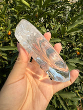 Load image into Gallery viewer, Small Clear Quartz Offering Bowl,Crystal Quartz Altar Bowl,Crystal Tray,B74

