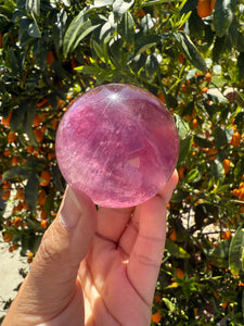 No perfect On Sale!High Quality Candy Fluorite Sphere, A107