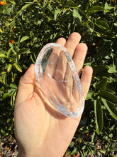 Load image into Gallery viewer, Mini Clear Quartz Offering Bowl,Crystal Quartz Altar Bowl,Crystal Tray,B100
