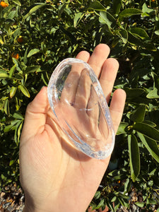 Mini Clear Quartz Offering Bowl,Crystal Quartz Altar Bowl,Crystal Tray,B100