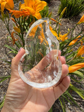 Load image into Gallery viewer, No perfect On Sale!Natural Clear Quartz Gourd Flame Dish,Crystal Tray,B154
