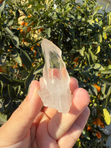 2pcs natural Raw Clear Quartz Point-Clear Quartz Tower-Clear Quartz Cluster