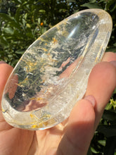 Load image into Gallery viewer, Small Clear Quartz Offering Bowl,Crystal Quartz Altar Bowl,Crystal Tray,B63
