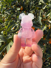 Load image into Gallery viewer, Natural Pink Candy Fluorite Bear Carving
