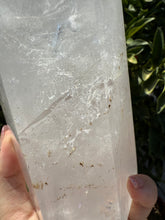 Load image into Gallery viewer, 3.42lb Clear Quartz Crystal Tower Point – High Clarity Polished Stone, A56
