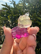 Load image into Gallery viewer, Natural Rainbow Candy Fluorite Unicorn, Fluorite Unicorn
