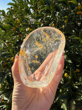 Load image into Gallery viewer, Clear Quartz Offering Bowl,Crystal Quartz Altar Bowl,Crystal Tray,B135
