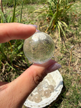 Load image into Gallery viewer, 1pc Random Pick Clear Quartz Sphere, Smoky Clear Quartz Small Crystal Ball
