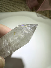 Load image into Gallery viewer, Shiny rainbow Clear Quartz Point  - Chunky Clear Quartz Mini Tower
