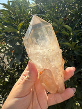 Load image into Gallery viewer, Large Natural Clear Quartz Crystal Point, Raw White Quartz Tower, A76
