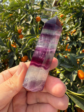 Load image into Gallery viewer, A+ Grade Rainbow Fluorite Tower Point A
