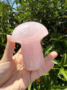 No Perfect On Sale!Large Rose Quartz Mushroom Crystal Sculpture,A80