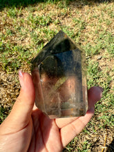 Load image into Gallery viewer, Garden Phantom Quartz Crystal Tower – Natural Lodolite Point
