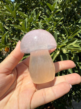 Load image into Gallery viewer, Large Natural Light Pink Fluorite Mushroom Crystal | Fluorite Mushroom Sculpture
