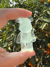 Load image into Gallery viewer, Natural Green Candy Fluorite Bear Carving,Fluorite Stand Bear
