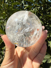 Load image into Gallery viewer, Rainbow Clear Quartz Crystal Sphere,Natural Healing Stone Ball,A120
