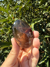 Load image into Gallery viewer, Natural Brazil Smoky Quartz Palm Stone / Meditation Palm Stones,A157

