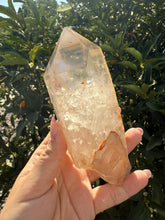 Load image into Gallery viewer, Large Natural Clear Quartz Crystal Point, Raw White Quartz Tower, A76
