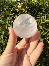 Load image into Gallery viewer, 173g Star Rose Quartz Sphere High Quality Rose Quartz Crystal Sphere
