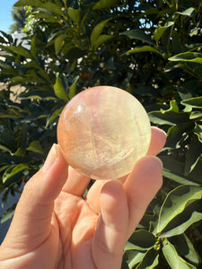 High Quality Candy Fluorite Sphere, Stunning Rainbow Fluorite Ball,A175
