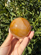 Load image into Gallery viewer, Natural Golden Healer Quartz Sphere,Yellow Crystal Ball,Golden Iron Quartz,A209

