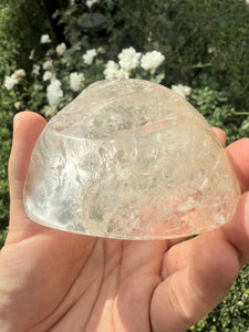 Small Clear Quartz Offering Bowl,234.8g