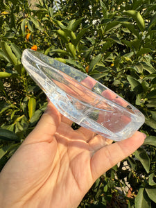 Small Clear Quartz Offering Bowl,Crystal Quartz Altar Bowl,Crystal Tray,B76