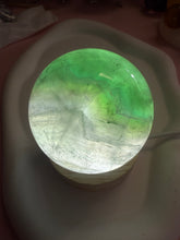 Load image into Gallery viewer, Natural Green Fluorite sphere
