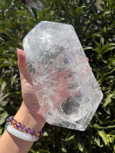 Load image into Gallery viewer, 3.5lb Large Clear Quartz Offering Bowl,Crystal Quartz Altar Bowl,B52
