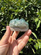 Load image into Gallery viewer, Green Cubic Fluorite fluorite cluster, fluorite Mineral Specimen D
