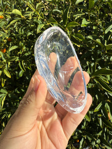 Mini Clear Quartz Offering Bowl,Crystal Quartz Altar Bowl,Crystal Tray,B100