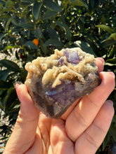 Load image into Gallery viewer, Purple Cubic Fluorite cluster, fluorite Mineral Specimen
