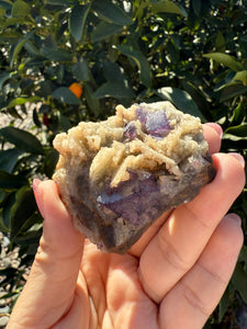 Purple Cubic Fluorite cluster, fluorite Mineral Specimen