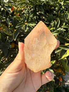 Raw Himalayan Quartz Crystal with Unique Natural Patterns