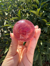 Load image into Gallery viewer, Rainbow Candy Fluorite Sphere, Stunning Rainbow Fluorite Ball
