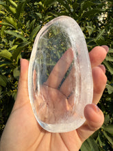 Load image into Gallery viewer, Small Clear Quartz Offering Bowl,Crystal Quartz Altar Bowl,Crystal Tray,B73
