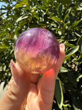Load image into Gallery viewer, High Quality Candy Fluorite Sphere, Stunning Rainbow Fluorite Ball,A109

