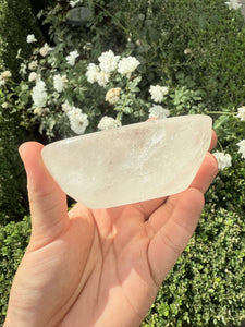 Small Clear Quartz Offering Bowl,216.8g