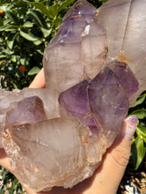 Load image into Gallery viewer, Double Enhydro Amethyst Cluster – Natural Water Bubble Quartz, A47

