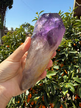 Load image into Gallery viewer, 6.8&quot;1.2LB Natural Amethyst Obelisk,Crystal wand point,Dragon tooth

