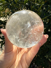 Load image into Gallery viewer, Phantom Quartz Crystal Sphere,Clear Quartz with Chevron Phantom Layers, A63
