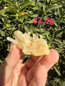 Set of 4 Raw Quartz Crystal Clusters