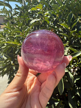 Load image into Gallery viewer, Rainbow Candy Fluorite Sphere, Stunning Rainbow Fluorite Ball,A114
