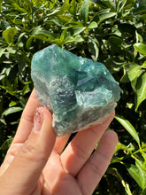 Load image into Gallery viewer, Green Cubic Fluorite fluorite cluster, fluorite Mineral Specimen D
