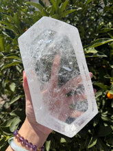Load image into Gallery viewer, 3.5lb Large Clear Quartz Offering Bowl,Crystal Quartz Altar Bowl,B52
