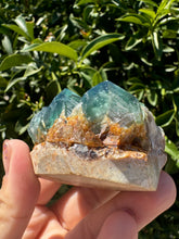 Load image into Gallery viewer, Green Cubic Fluorite Cluster, Fluorite Mineral Specimen C
